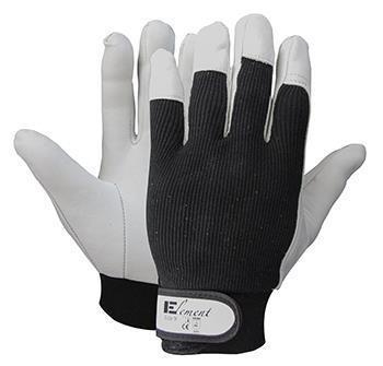 Element monteringshanske i geiteskinn